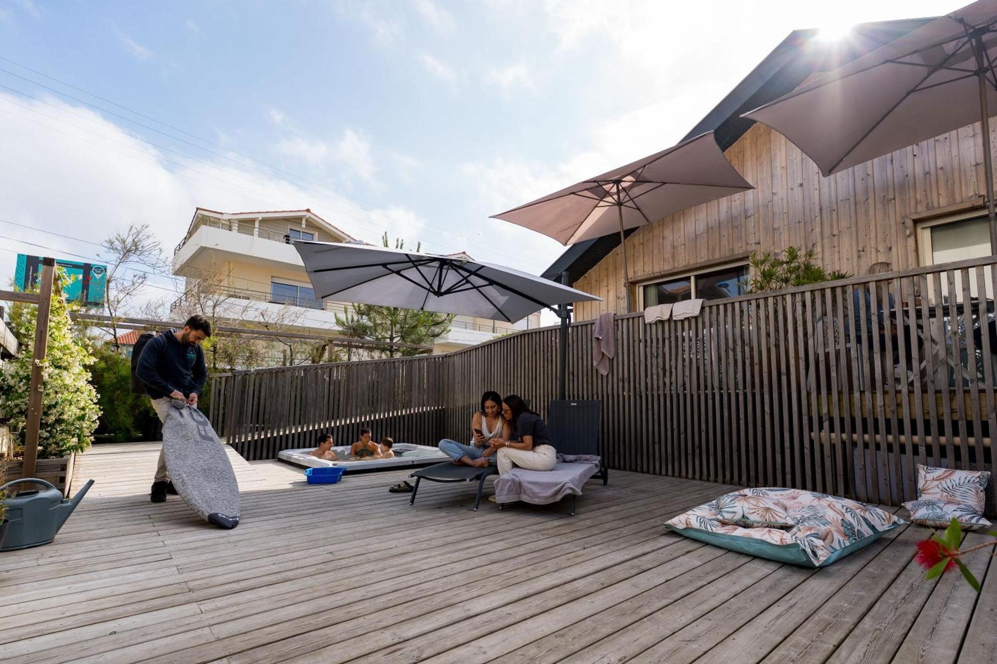 Ted Surf House Bed & Breakfast Capbreton Exterior foto